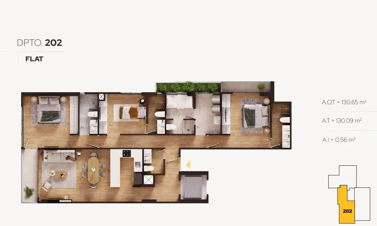 Vendo Exclusivo Departamento 3 Dorm. /estreno, en San Isidro, Entrega Inmediata.