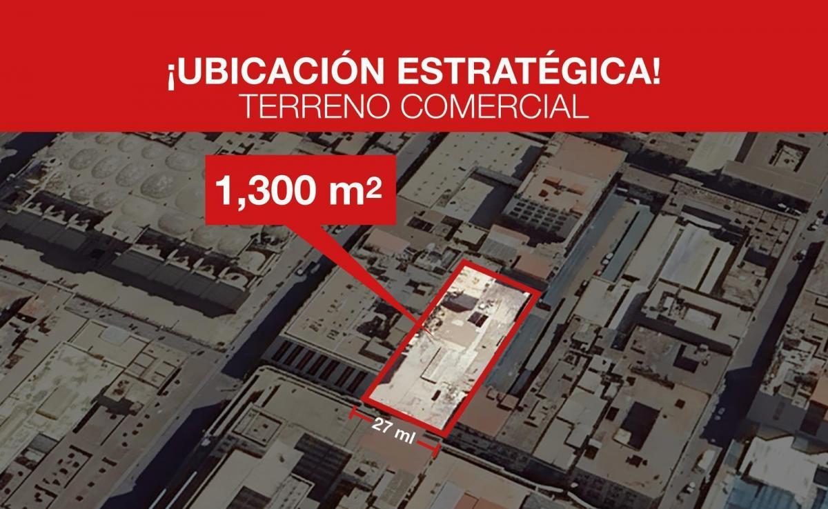 Terreno Comercial en Venta 1,303 m² – Centro de Lima