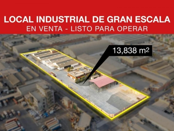Local Industrial en Venta – 13,000 m² – Ate
