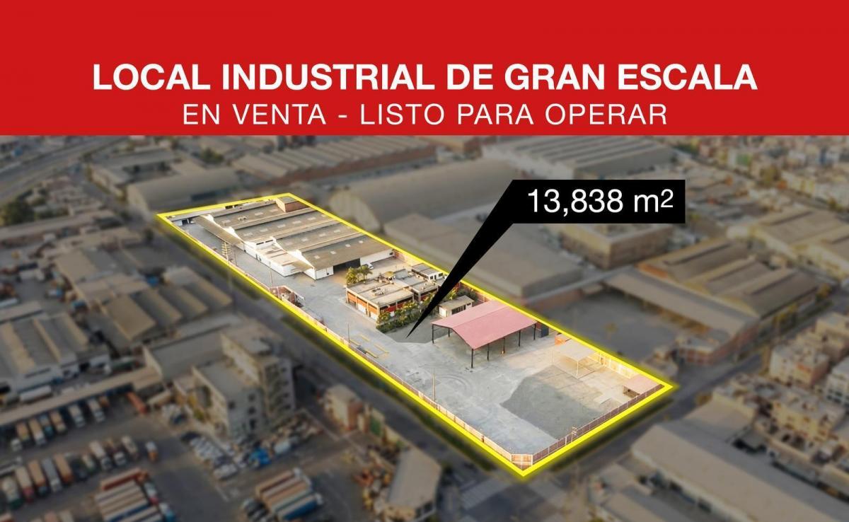 Local Industrial en Venta – 13,000 m² – Ate