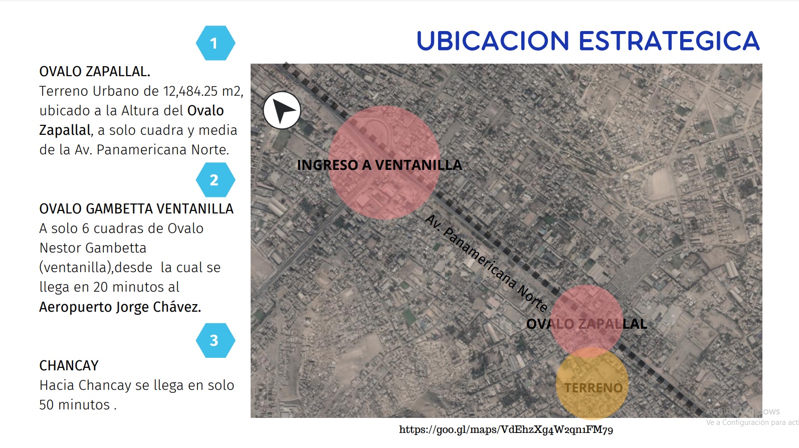 VENTA DE TERRENO COMERCIAL / VIVIENDA DE 12,484 M2., DISTRITO DE PUENTE PIEDRA, EXCELENTE UBICACIÓN CON 3 FRENTES
