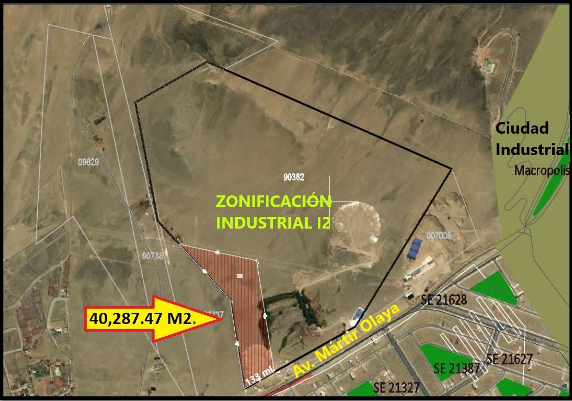 VENTA DE TERRENO INDUSTRIAL I2 DE 40,287 M2., DISTRITO DE LURÍN UBICADO EN PLENA AVENIDA